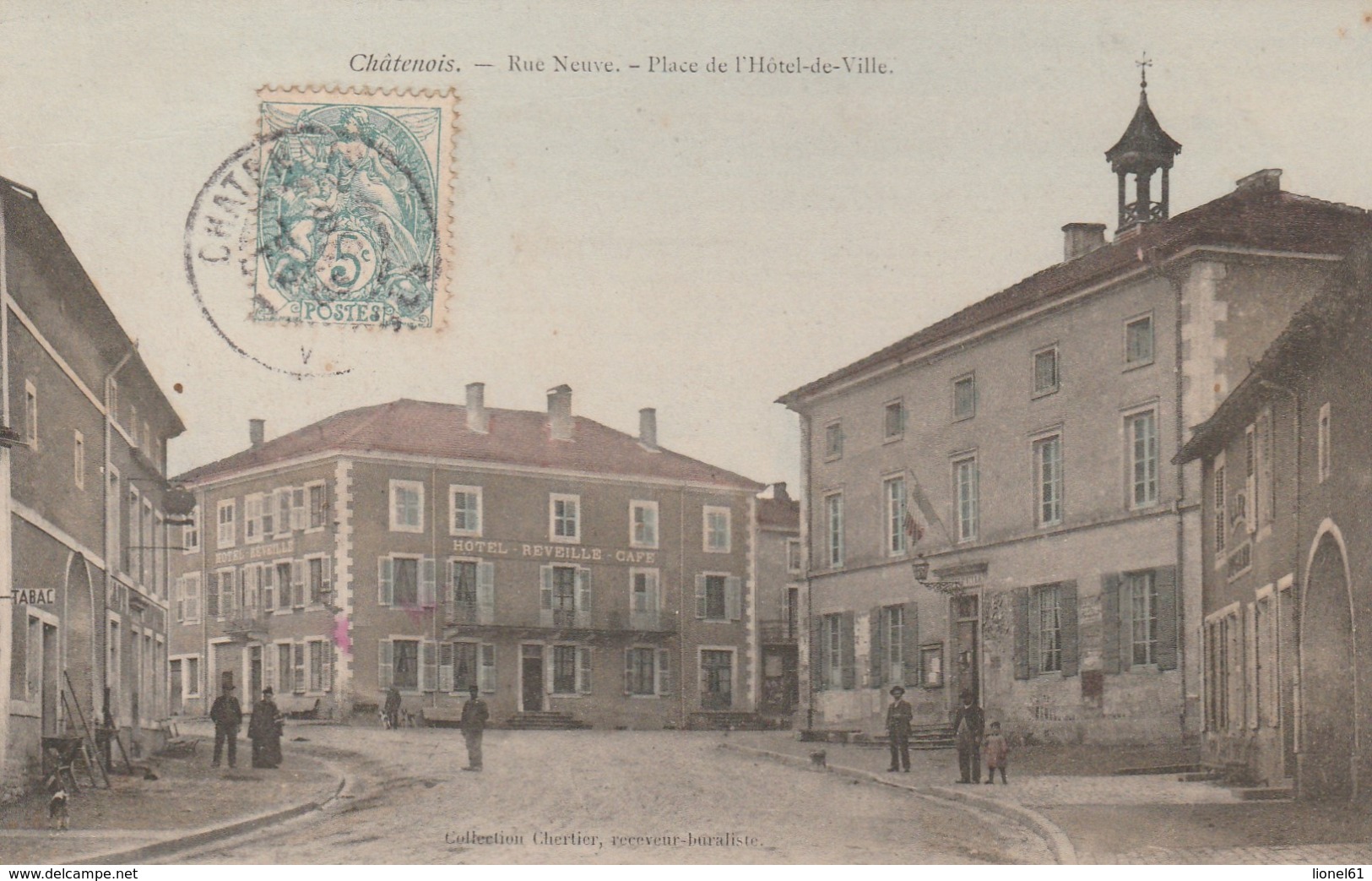 CHATENOIS : (88) Rue Neuve. Place De L'Hôtel De Ville - Chatenois