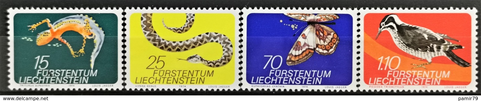 1974 Kleinfauna Postfrisch** MiNr: 609-612 - Ongebruikt