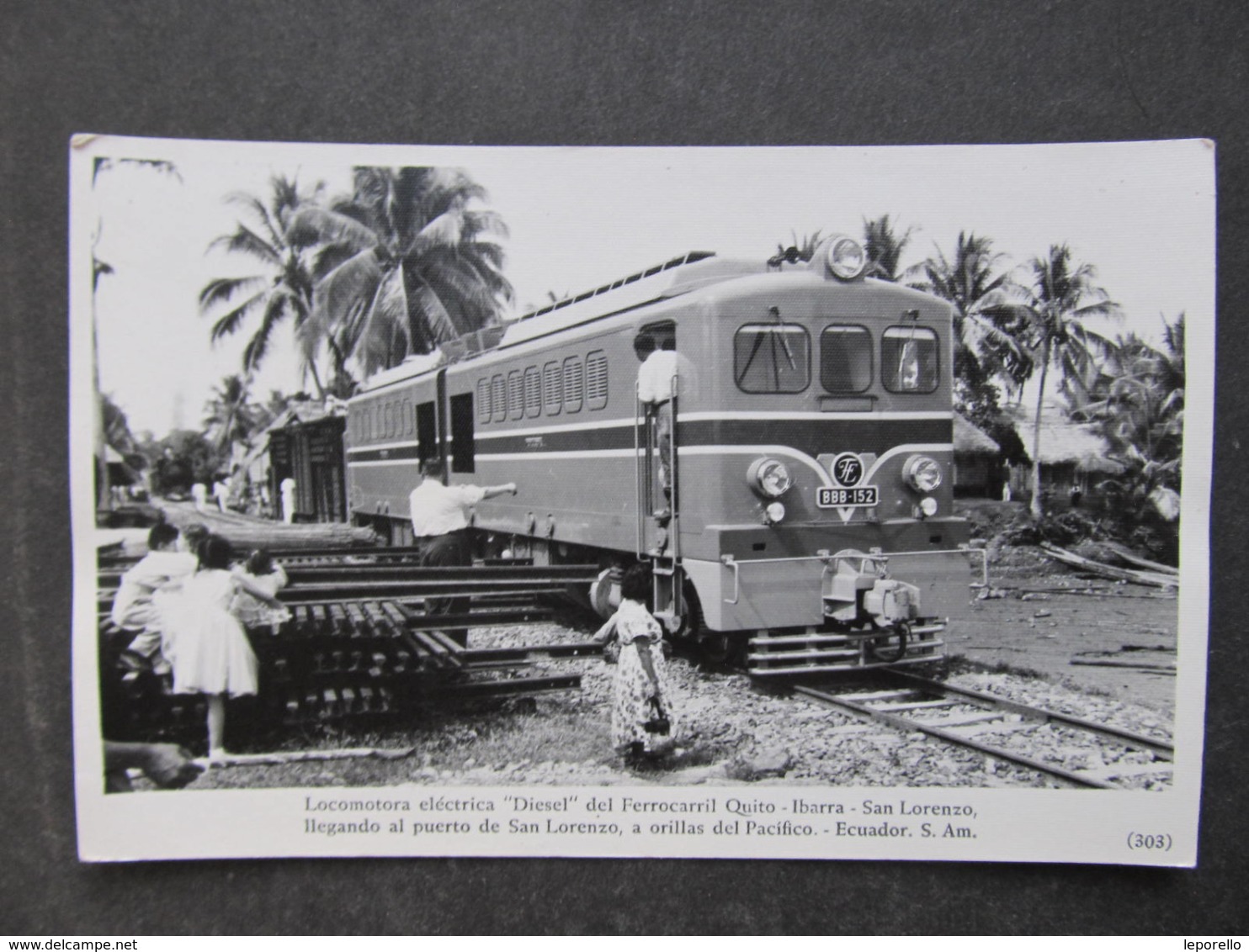 AK Ibarra, Ecuador Locomotiva Eisenbahn Zug // D*40529 - Ecuador