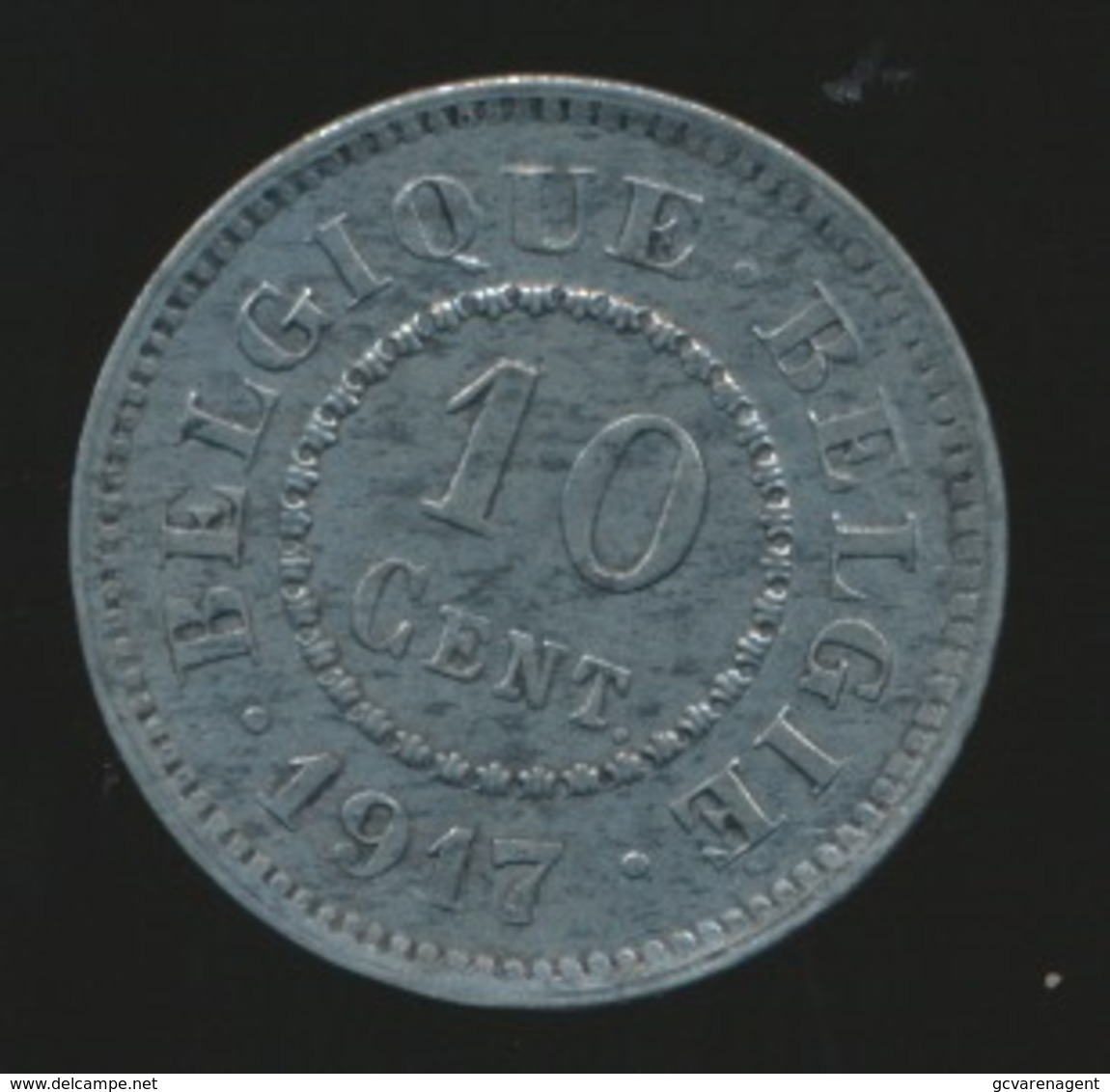 ALBERT I  10 CENT 1917   MOOIE STAAT  2 AFBEELDINGEN - 10 Cent