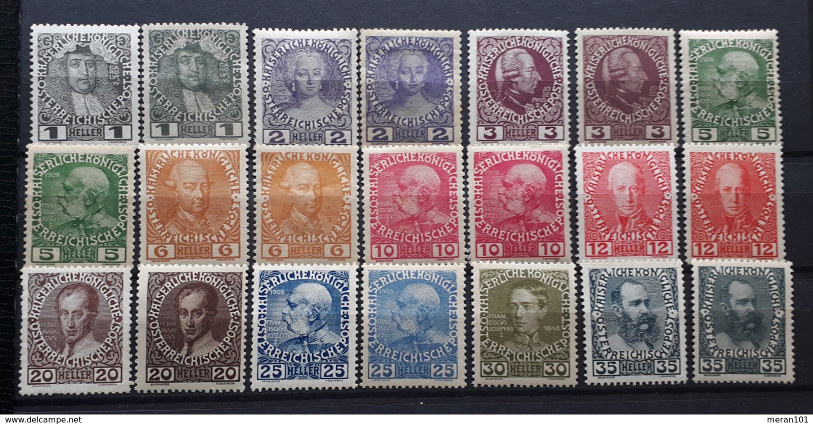 Kaiserreich 1908/1913, Mi 139-149 X+y Ungebraucht - Unused Stamps