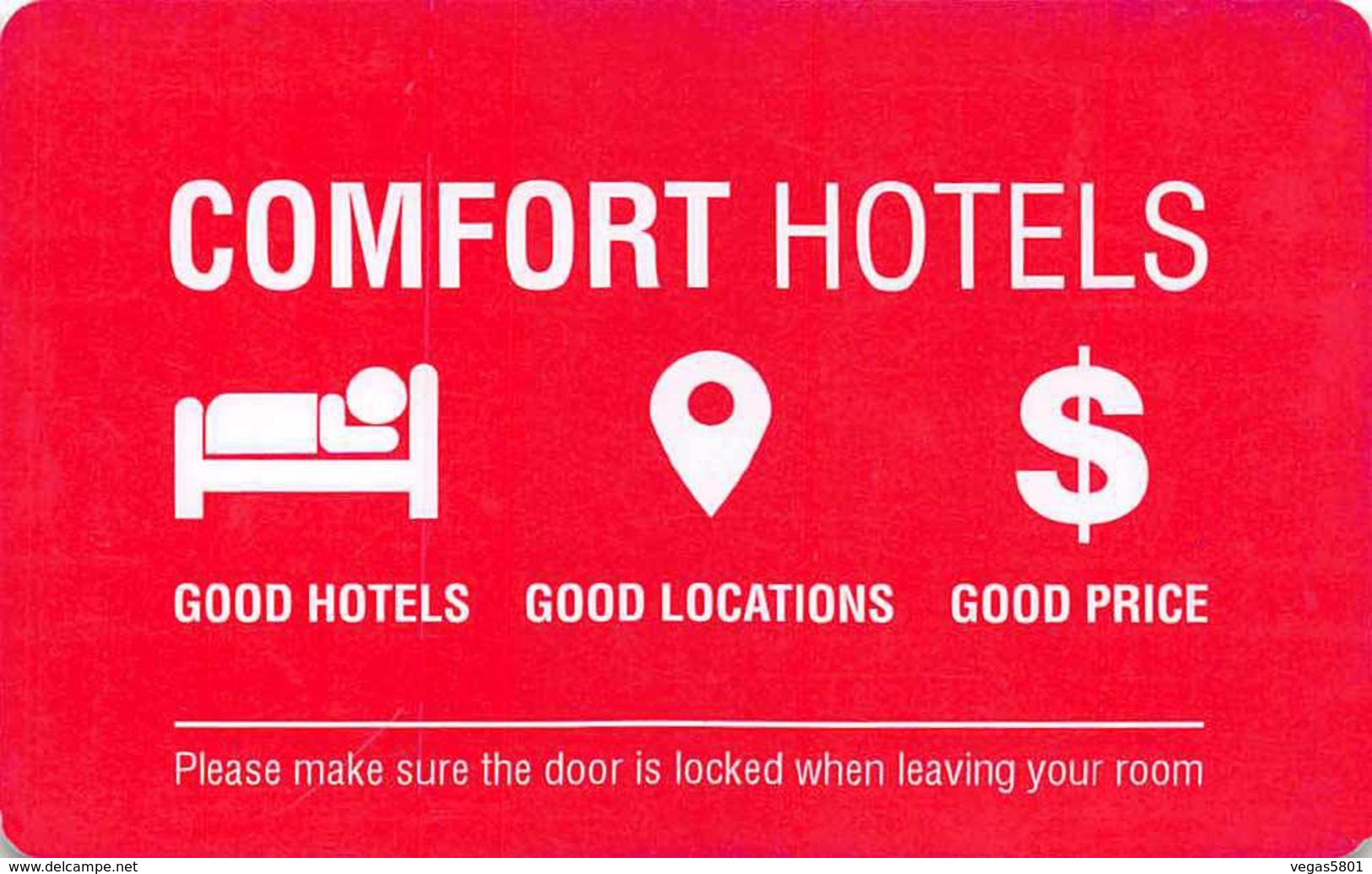 COMFORT HOTEL - Norway - Hotel Room Key Card, Hotelkarte, Schlüsselkarte, Clé De L'Hôtel - Hotelkarten