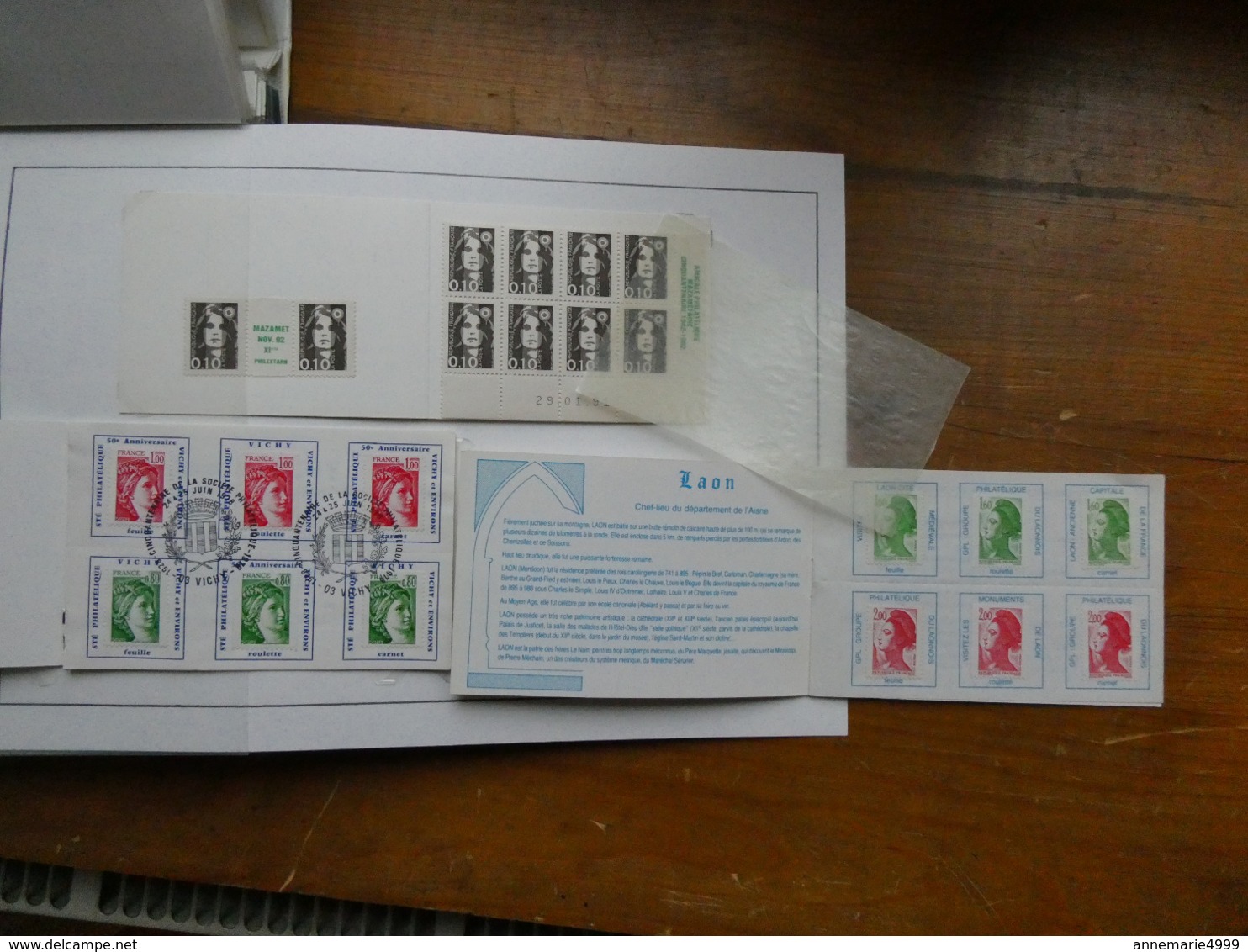 FRANCE  Collection de 122 carnets tests ou privés ou porte-timbres Parfait état