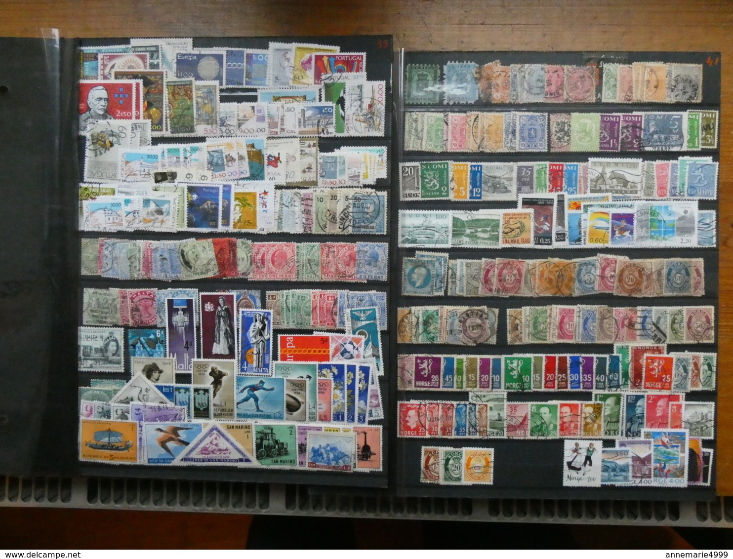 EUROPE  Collection-accumulation tous pays, tous états, toutes périodes dont anciens Environ 4000 timbres