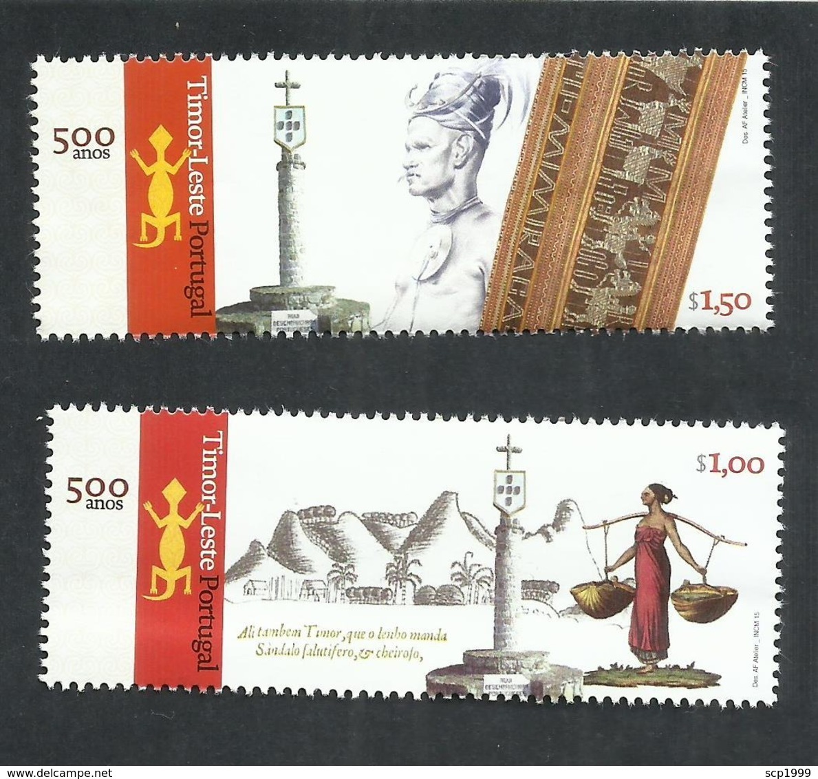 East Timor 2015 - 500 Years Portugal / Timor Set MNH - Timor Oriental