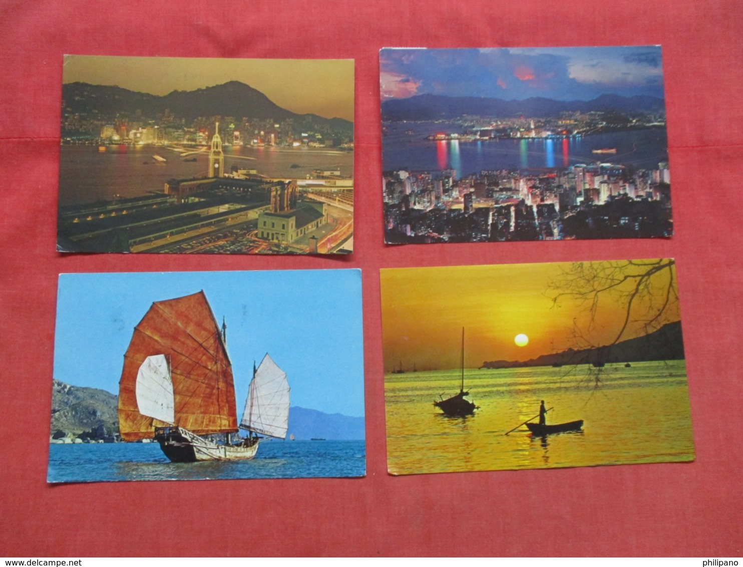 China (Hong Kong)  Lot Of 8 Cards-- Larger Format Approx.  4 X 6  -------- Ref-- 3697 - Cina (Hong Kong)