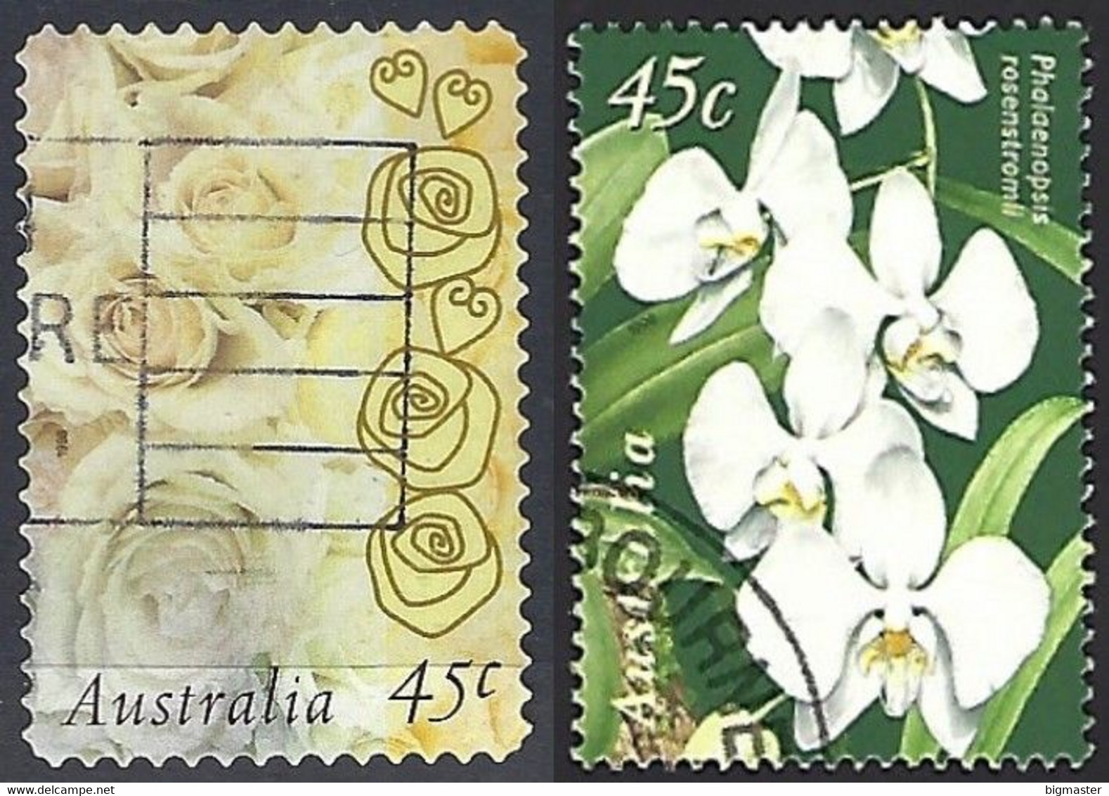 Australia U 1998 Greeting Stamps - Native Orchids 2 Val Fu - Usados