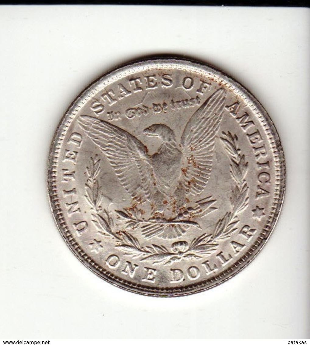 1 Dollar 1885 Fausse Pièce Aspect Argent Mais Aimantable - 1873-1885: Trade Dollars