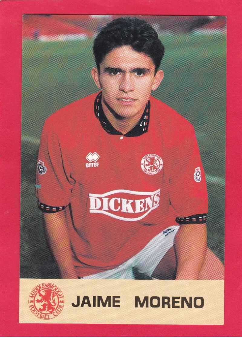 Modern Post Card Of Jaime Moreno,Footballer,Middlesbrough,X33. - Soccer