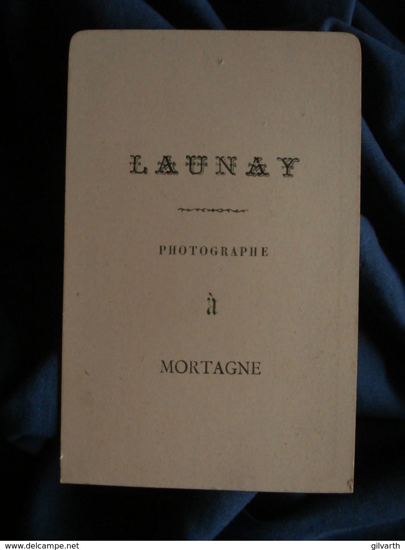 Photo CDV  Launay à Mortagne  Communiant  CA 1880 - L473A - Old (before 1900)