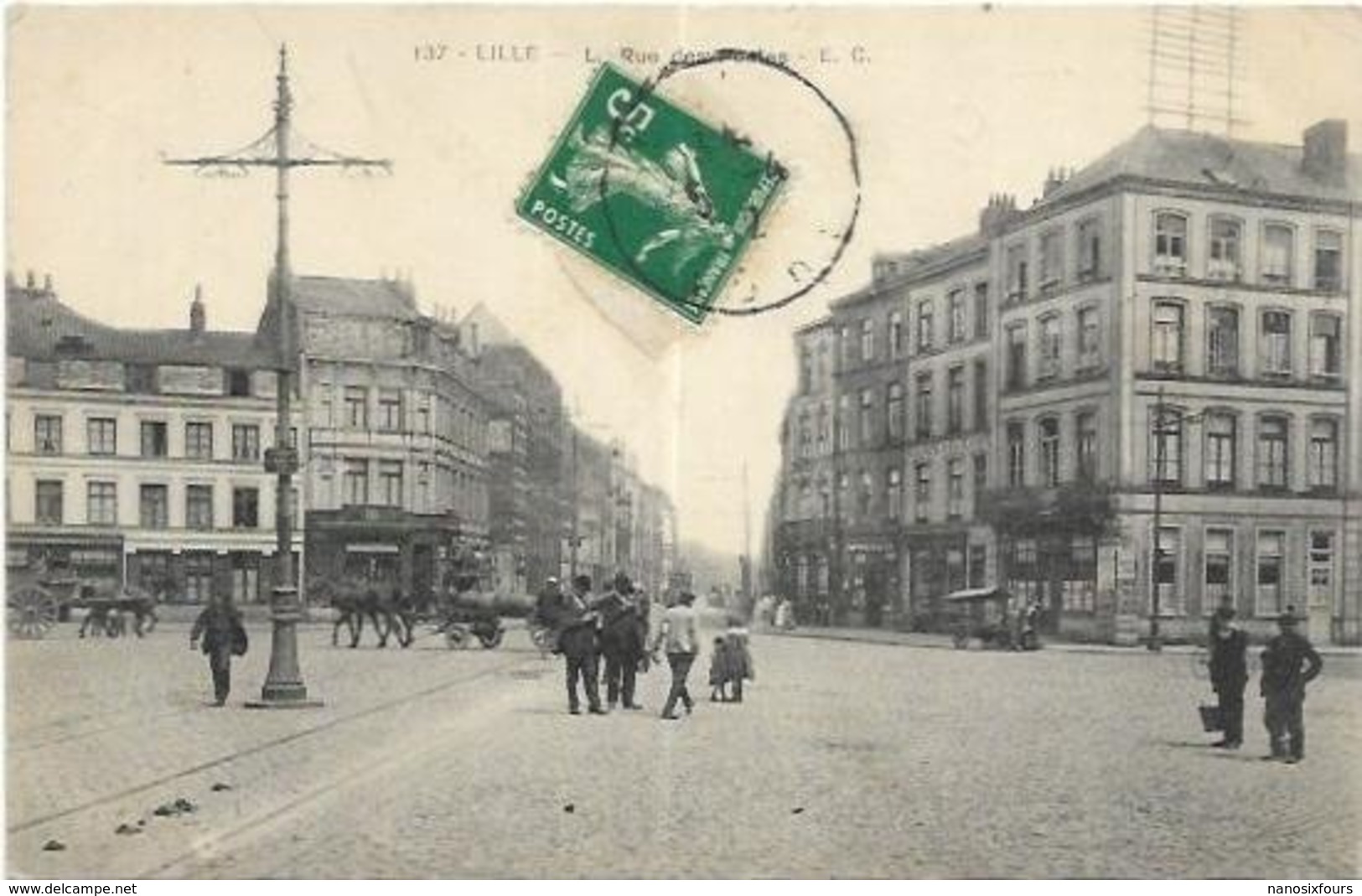 59. LILLE. LA RUE DES POSTES - Lille