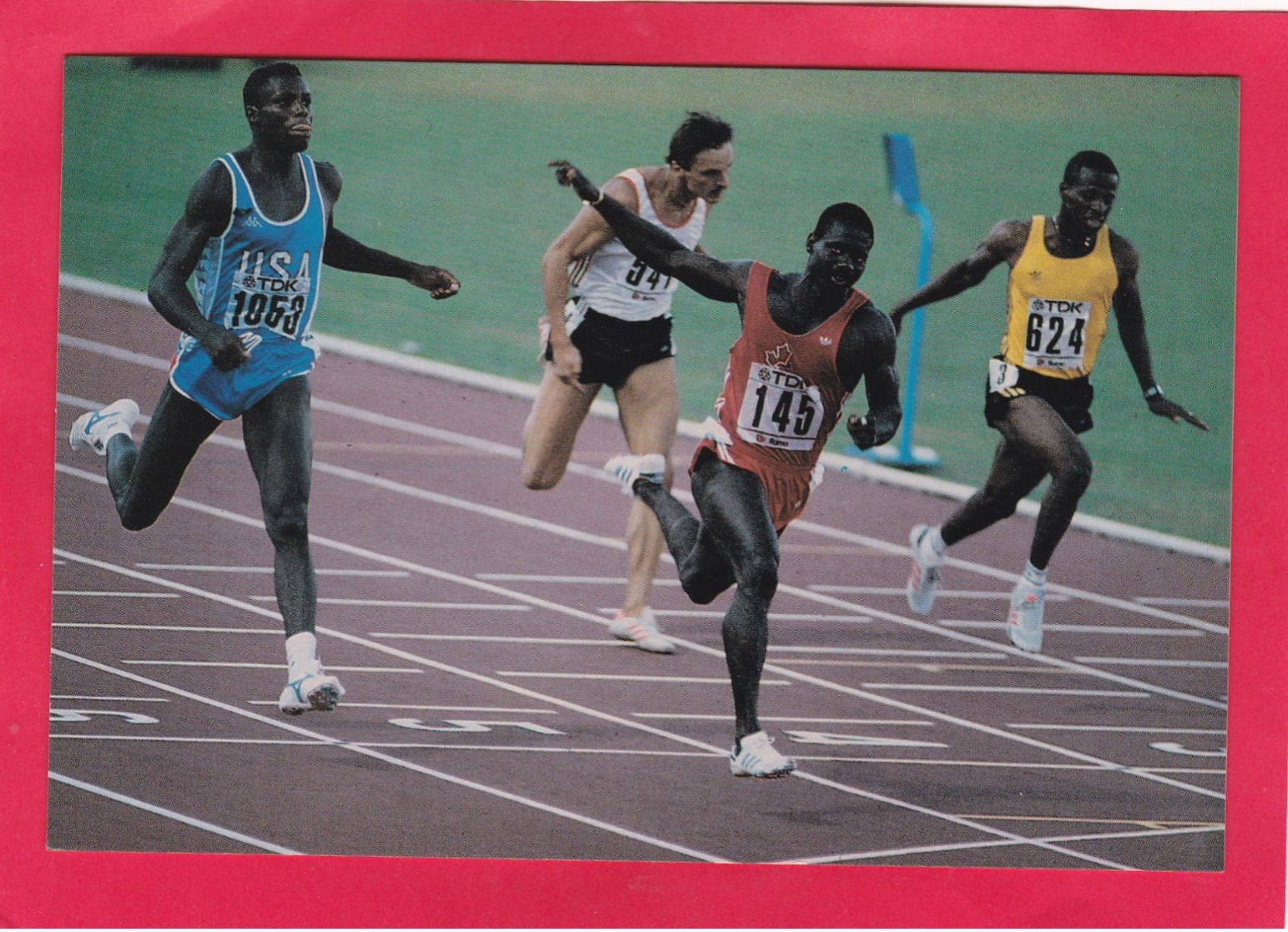 Modern Post Card Of Athletics,Ben Johnson Sets A New 100 Mt World Record,X33. - Athletics