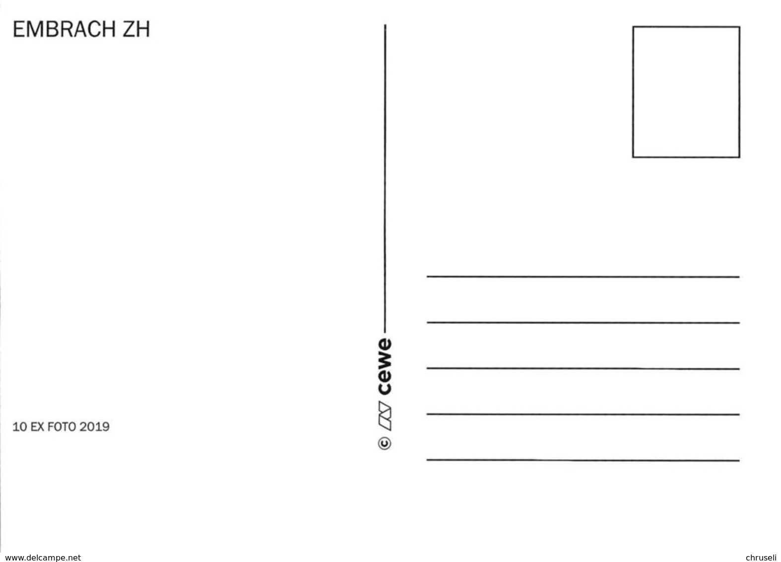 Embrach  Postauto  2 Bild  Limitierte Auflage - Embrach