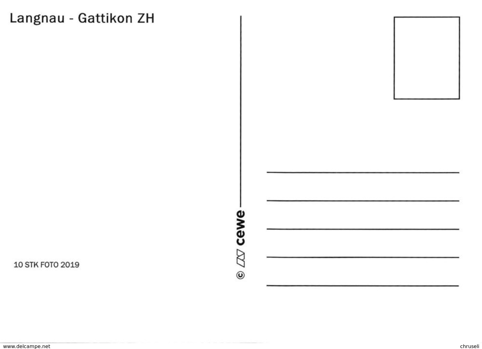 Langnau Gattikon Postauto  10 Bild  Limitierte Auflage - Langnau Am Albis 