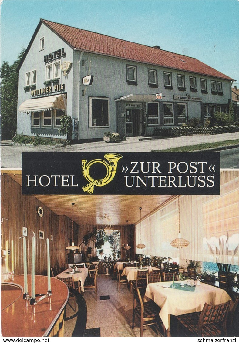 AK Unterlüß Lüneburger Heide Hotel Zur Post A Hermannsburg Eschede Suderburg Lutterloh Weyhausen Müden Uelzen Celle - Uelzen