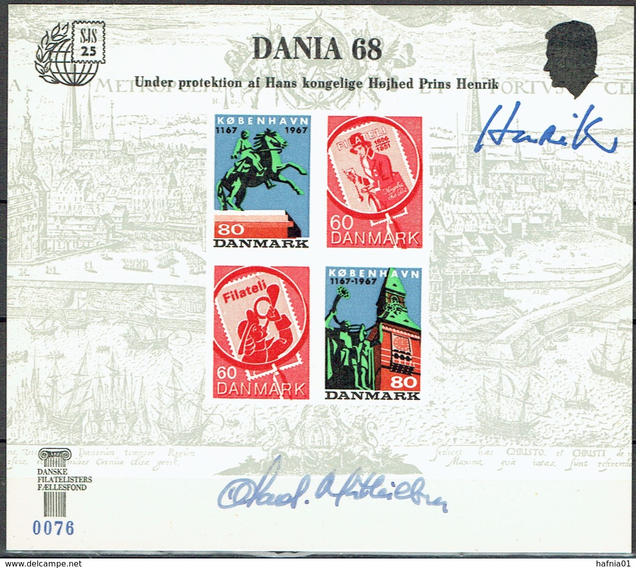 Denmark 1968. DANIA 68. Souvenir Card. - Storia Postale