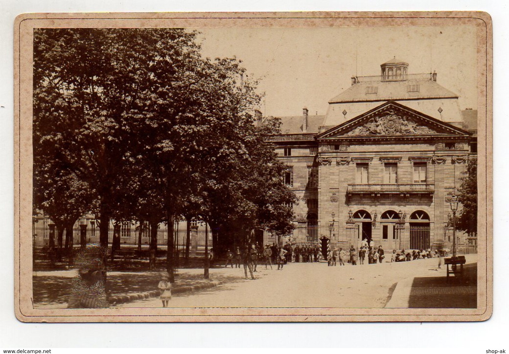 Y3284/ Kabinettfoto Zabern Elsaß  Kaserne 1890  16,5 X 10,5 Cm  - Sonstige & Ohne Zuordnung