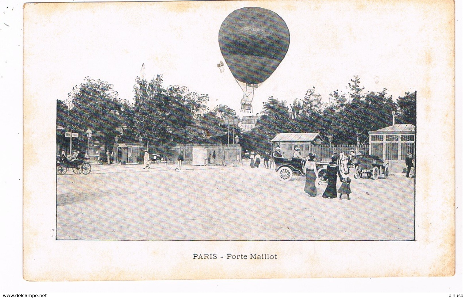 FR-3978   PARIS : Porte Maillot ( With Hot-Air Balloon) - Montgolfières