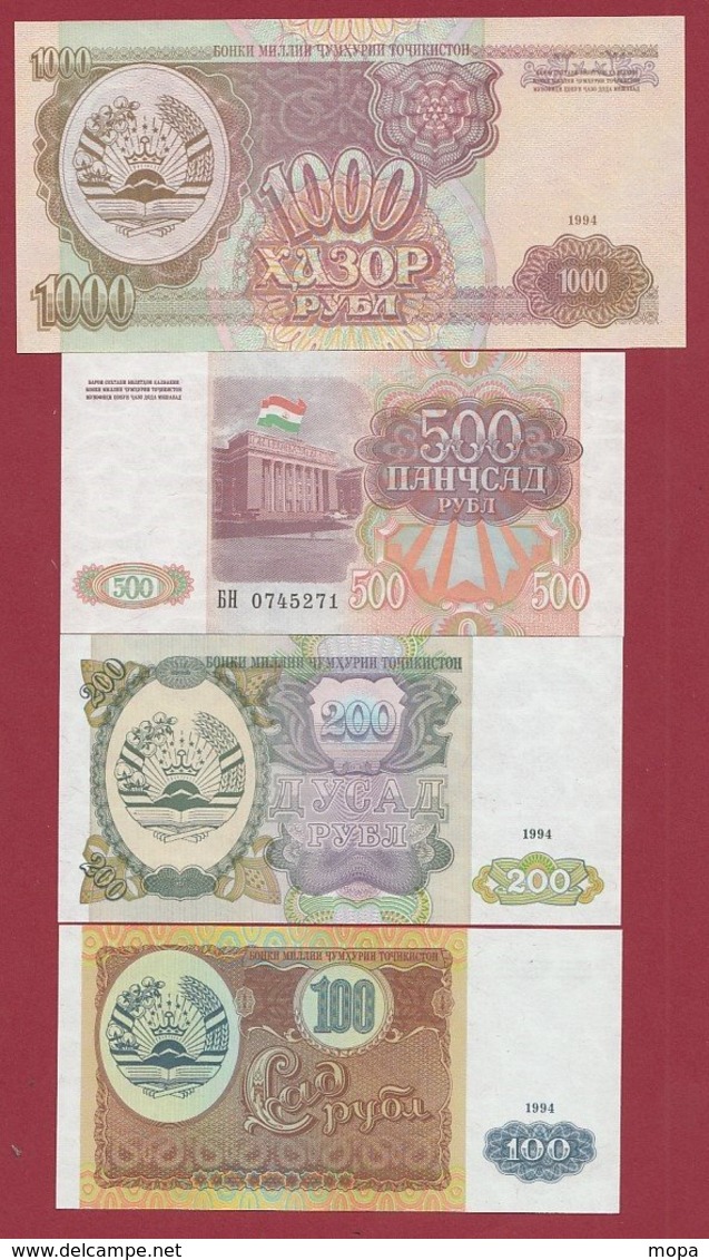 Tadjikistan  9 Billets ---UNC--NEUF Lot N °6 - Tadzjikistan