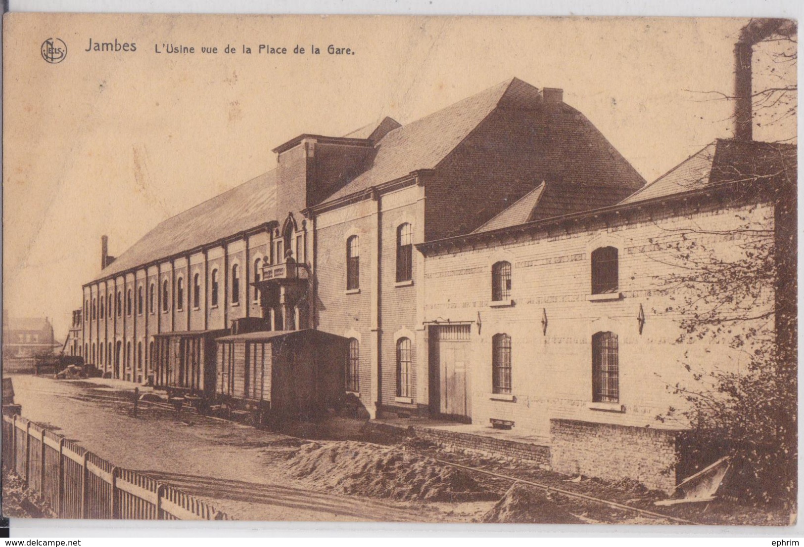 JAMBES (Namur) - L'Usine Vue De La Place De La Gare - Autres & Non Classés