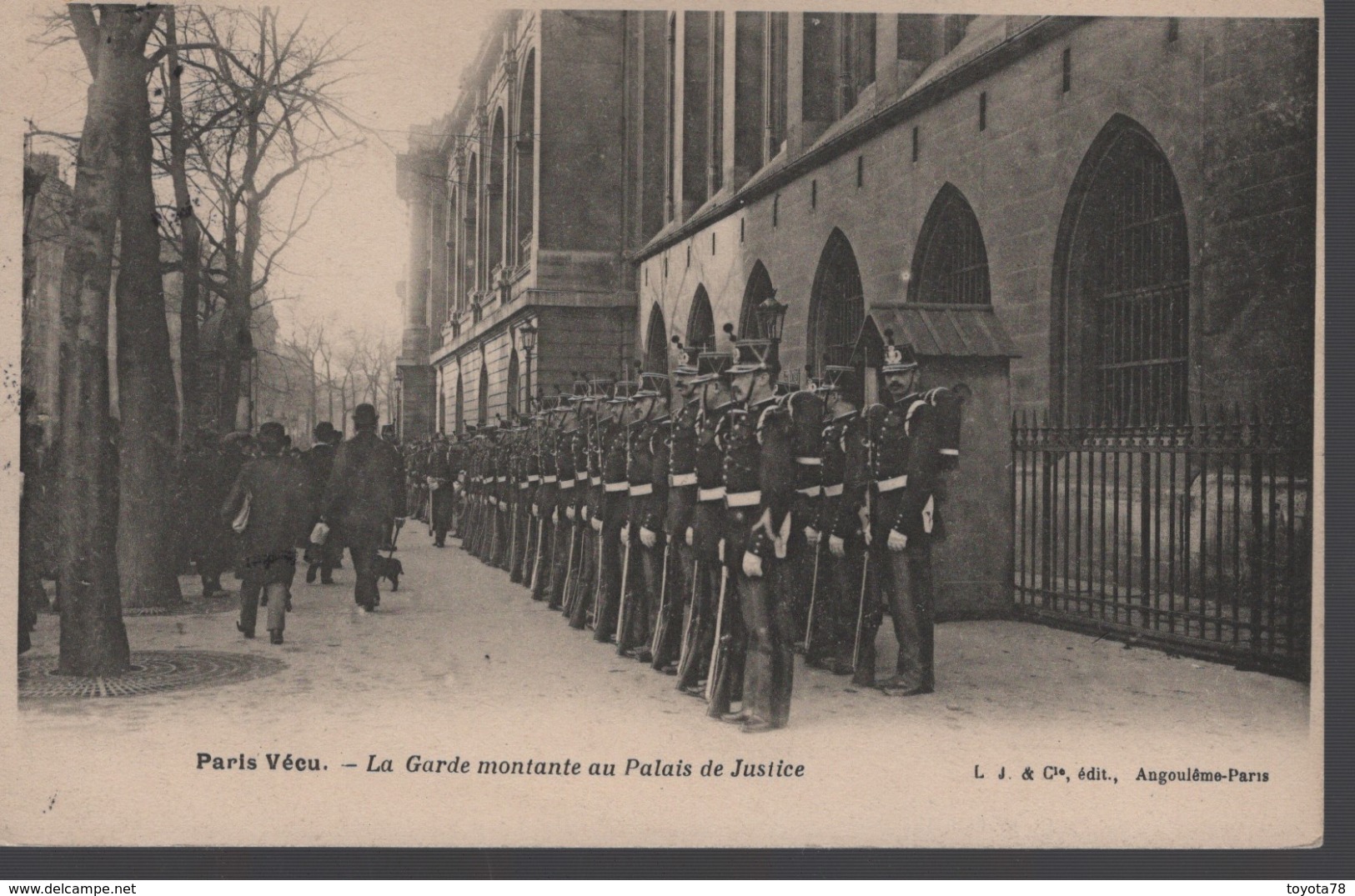 PARIS VÉCU - La Garde Montante Au Palais De Justice (animée) - Altri & Non Classificati