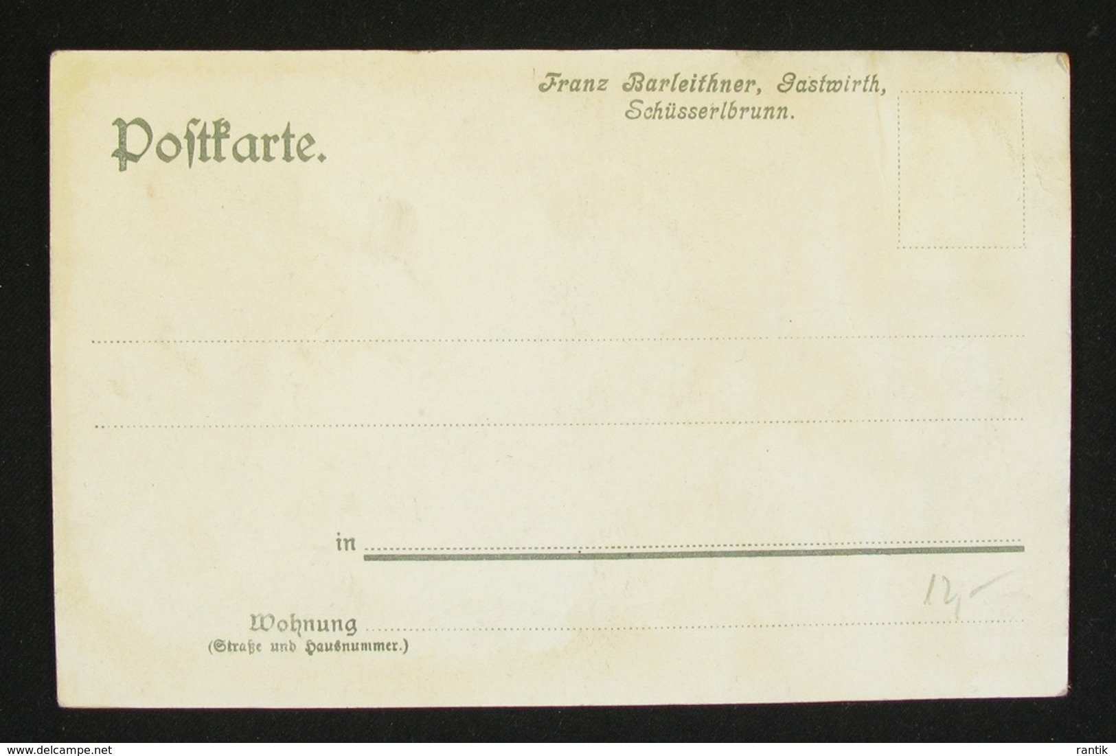 AK Schüsserlbrunn, Alpen-Gasthaus Zum Steir. - F. Barleithner - Altri & Non Classificati