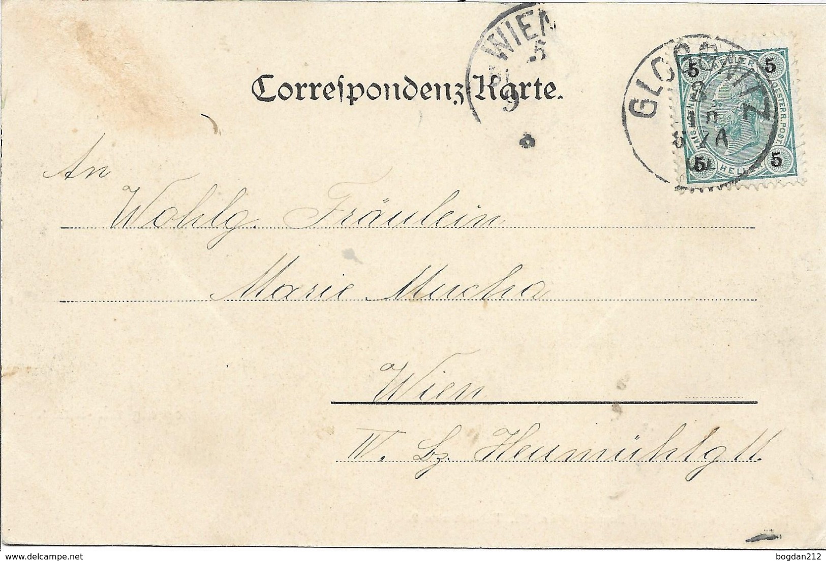 1901 - GLOGGNITZ , Gute Zustand, 2 Scan - Neunkirchen