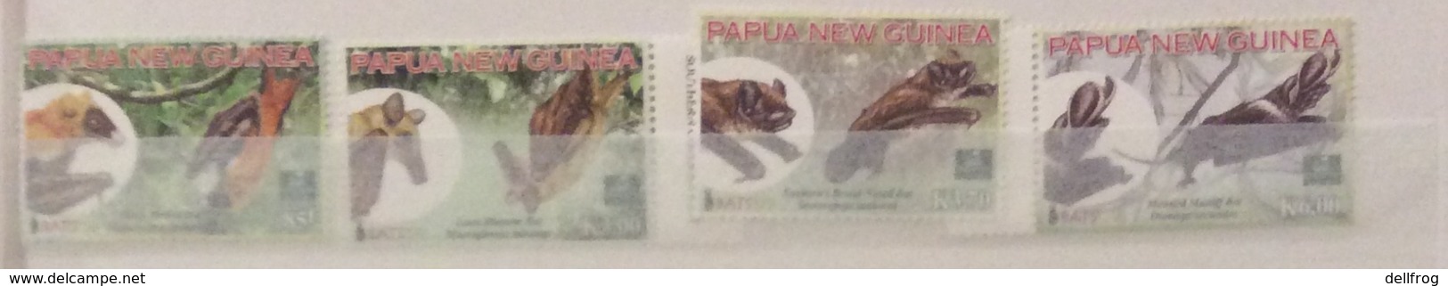 Papua New Guinea-2009 Bats Set MNH - Bats