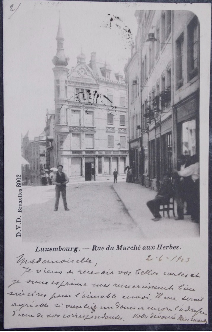 Luxembourg Luxemburg - 1903 Rue Du Marché Aux Herbes - Luxemburg - Town