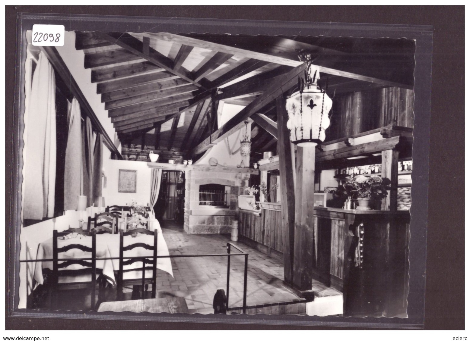 FORMAT 10x15cm - LE PAQUIER - HOTEL RESTAURANT LE CASTEL - TB - Le Pâquier