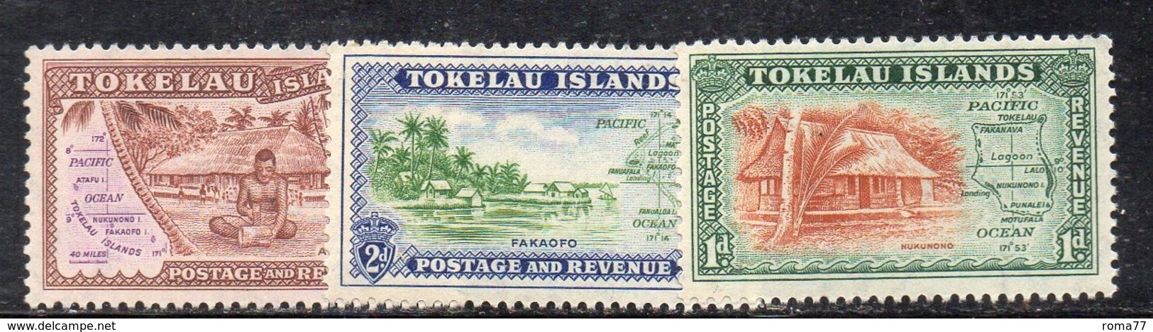 Y1378 - TOKELAU 1948  , Yvert N. 1/3   ***  MNH - Tokelau