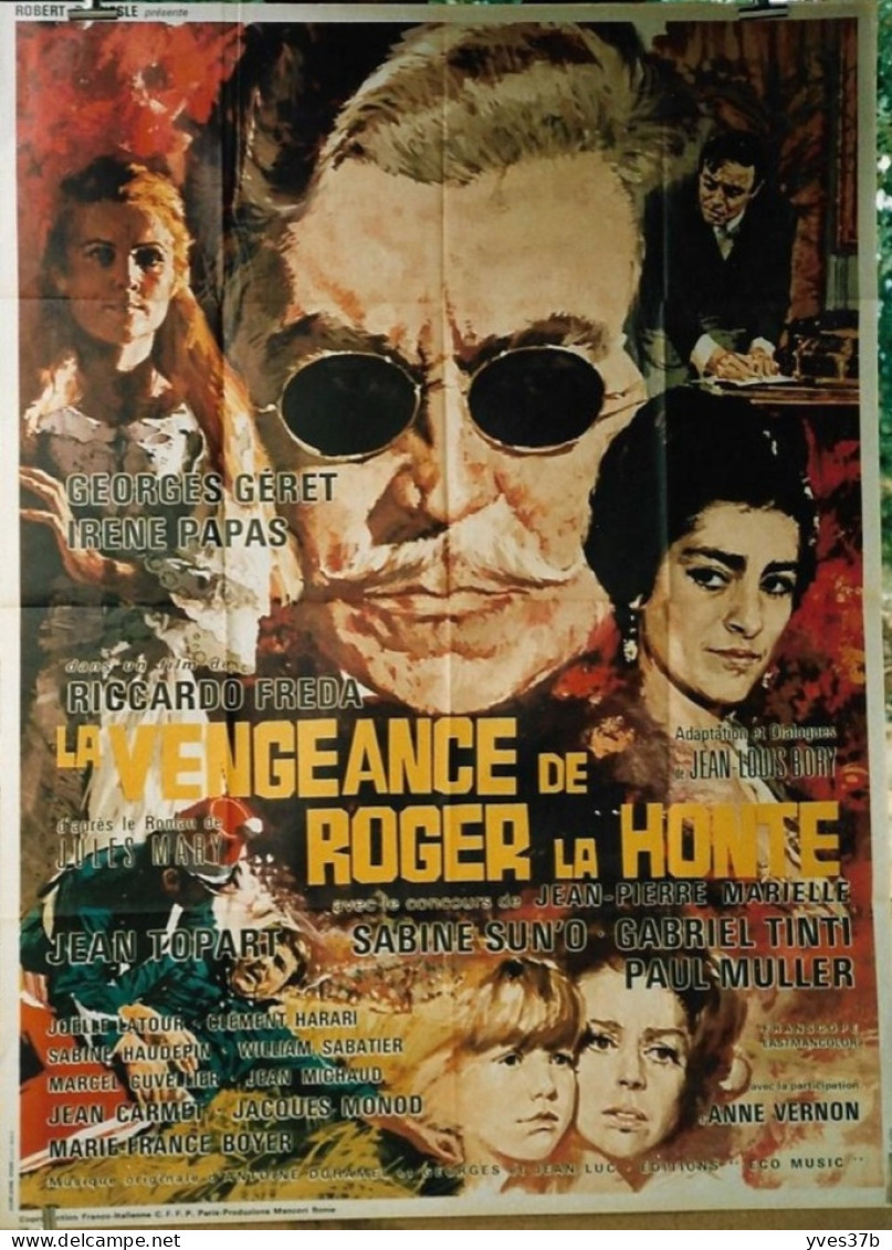 La Vengeance De Roger La Honte G. Geret, Irène Papas..1966 - Affiche 120x160 - TTB - Posters