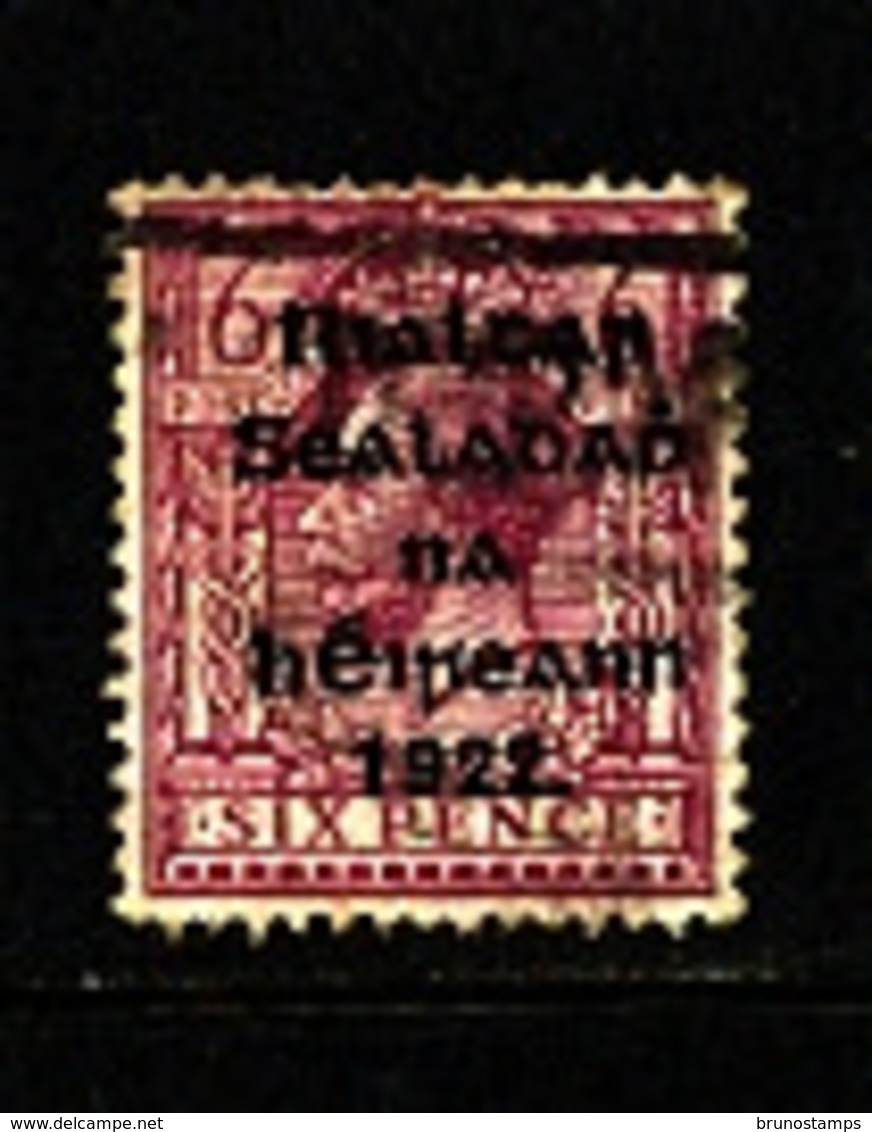 IRELAND/EIRE - 1922  6d  OVERPRINTED THOM  SG 14 FINE USED - Used Stamps