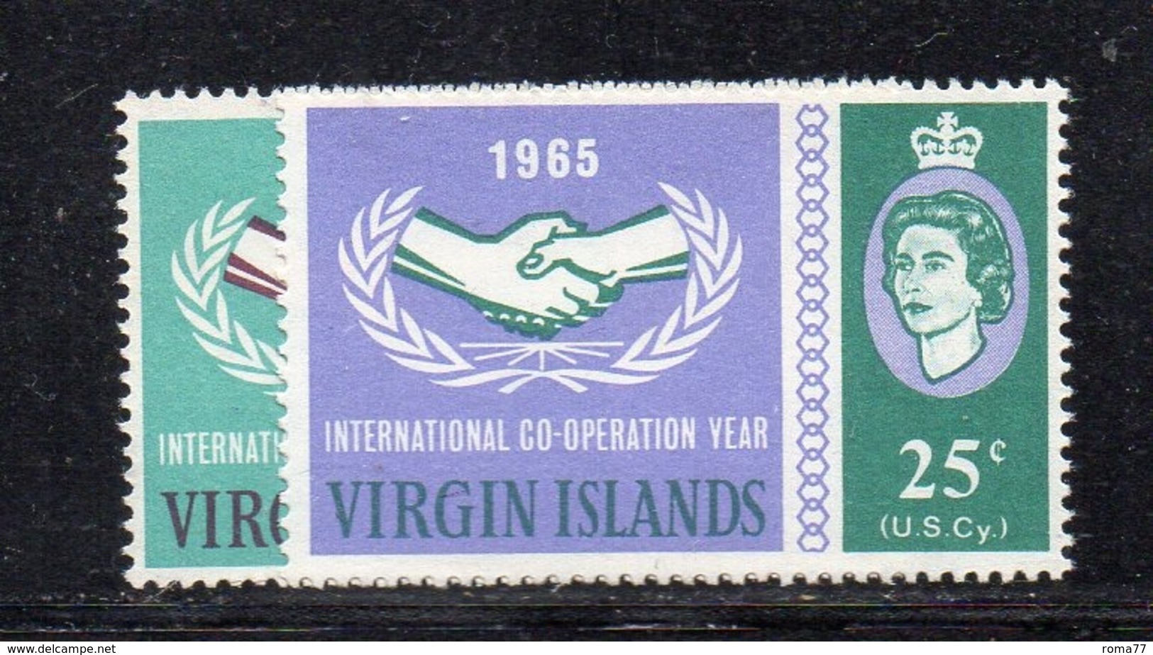 CI629 - BRITISH VIRGIN ISLANDS , "International Cooperation Year" 1965  ***  MNH - British Virgin Islands