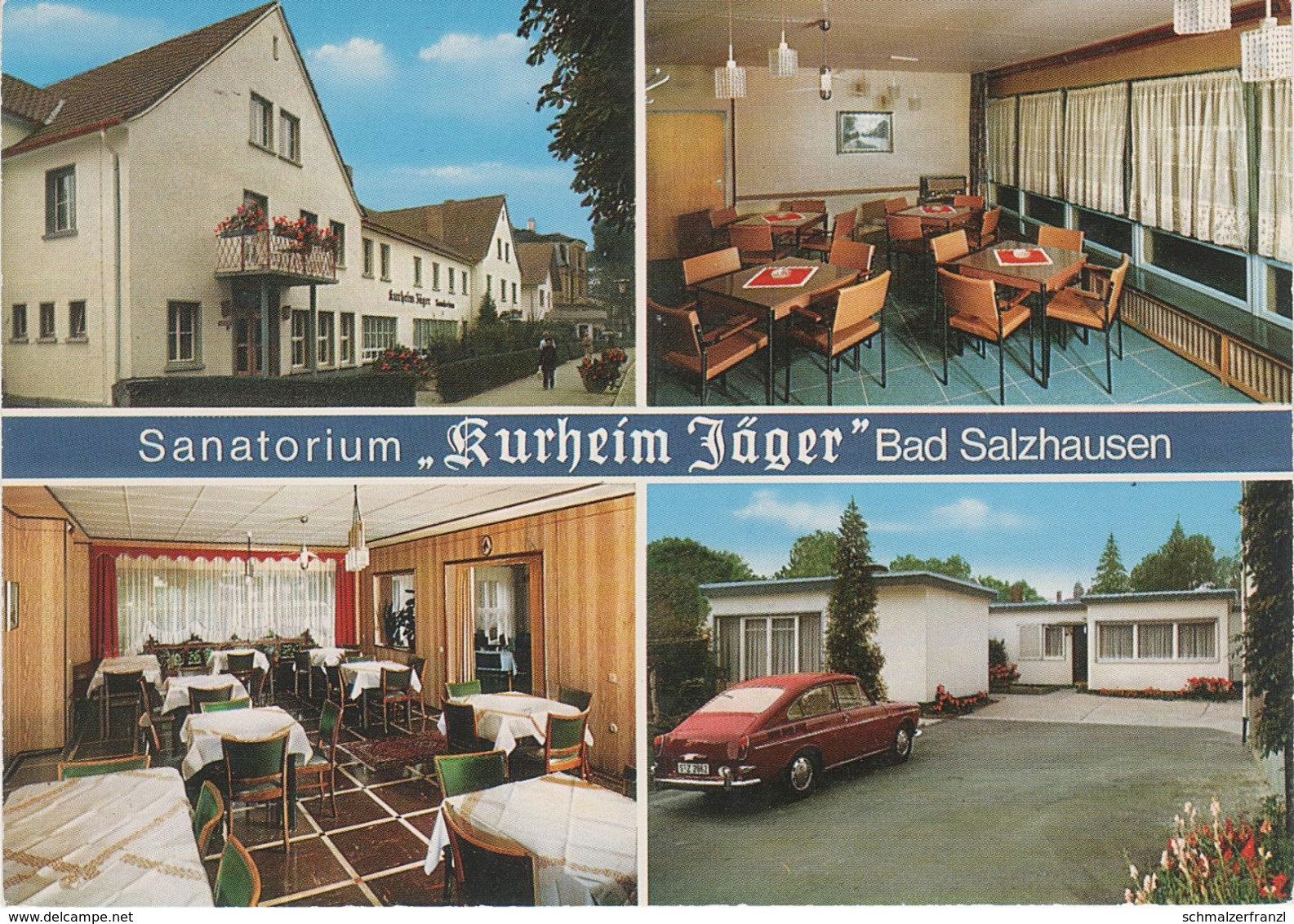 AK Bad Salzhausen Sanatorium Kurheim Jäger A Geiß Nidda Kohden Harb Borsdorf Unter Ober Widdersheim Schmitten Echzell - Wetterau - Kreis