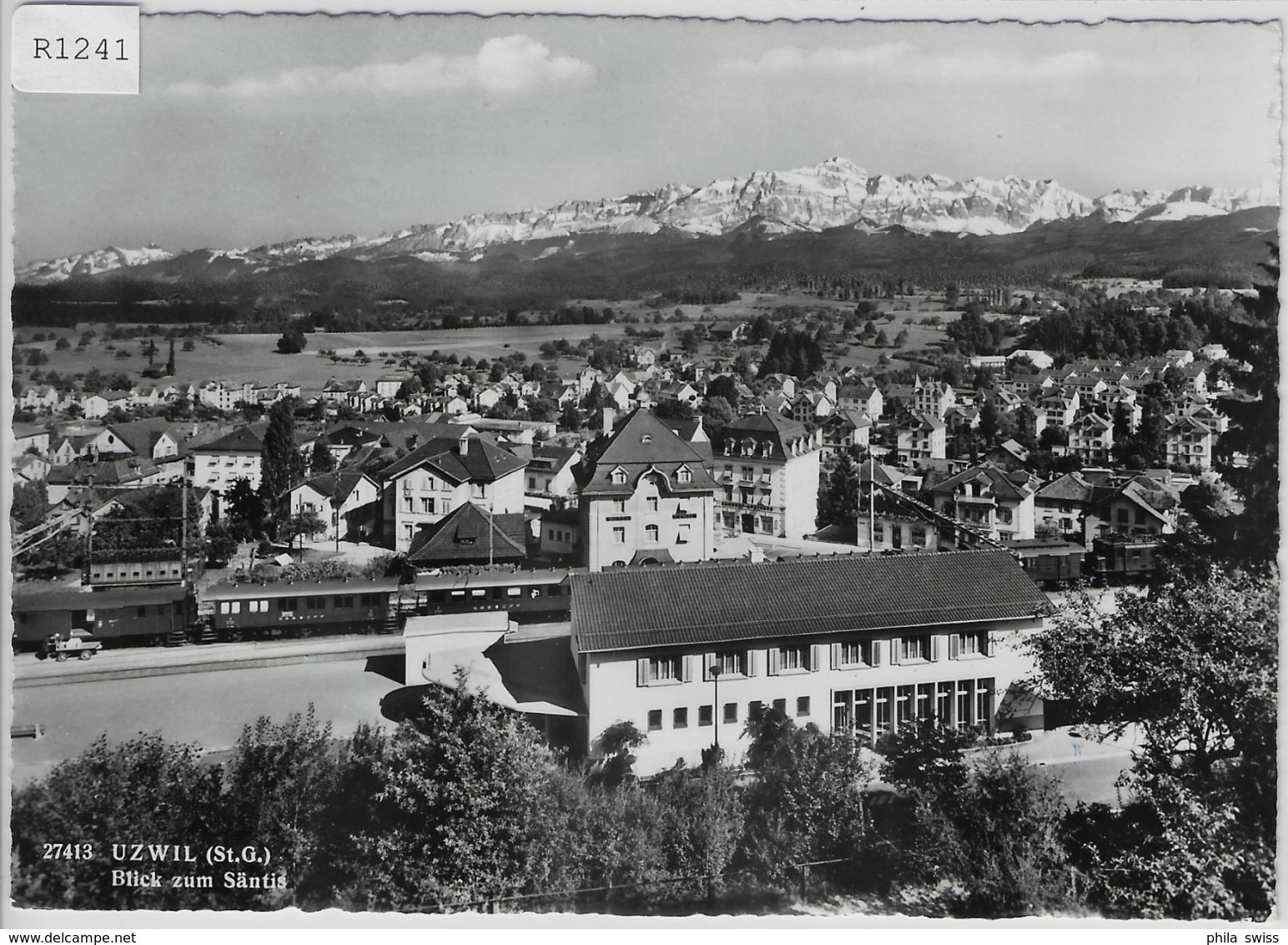 Uzwil - Blick Zum Säntis, Bahnhof - Uzwil