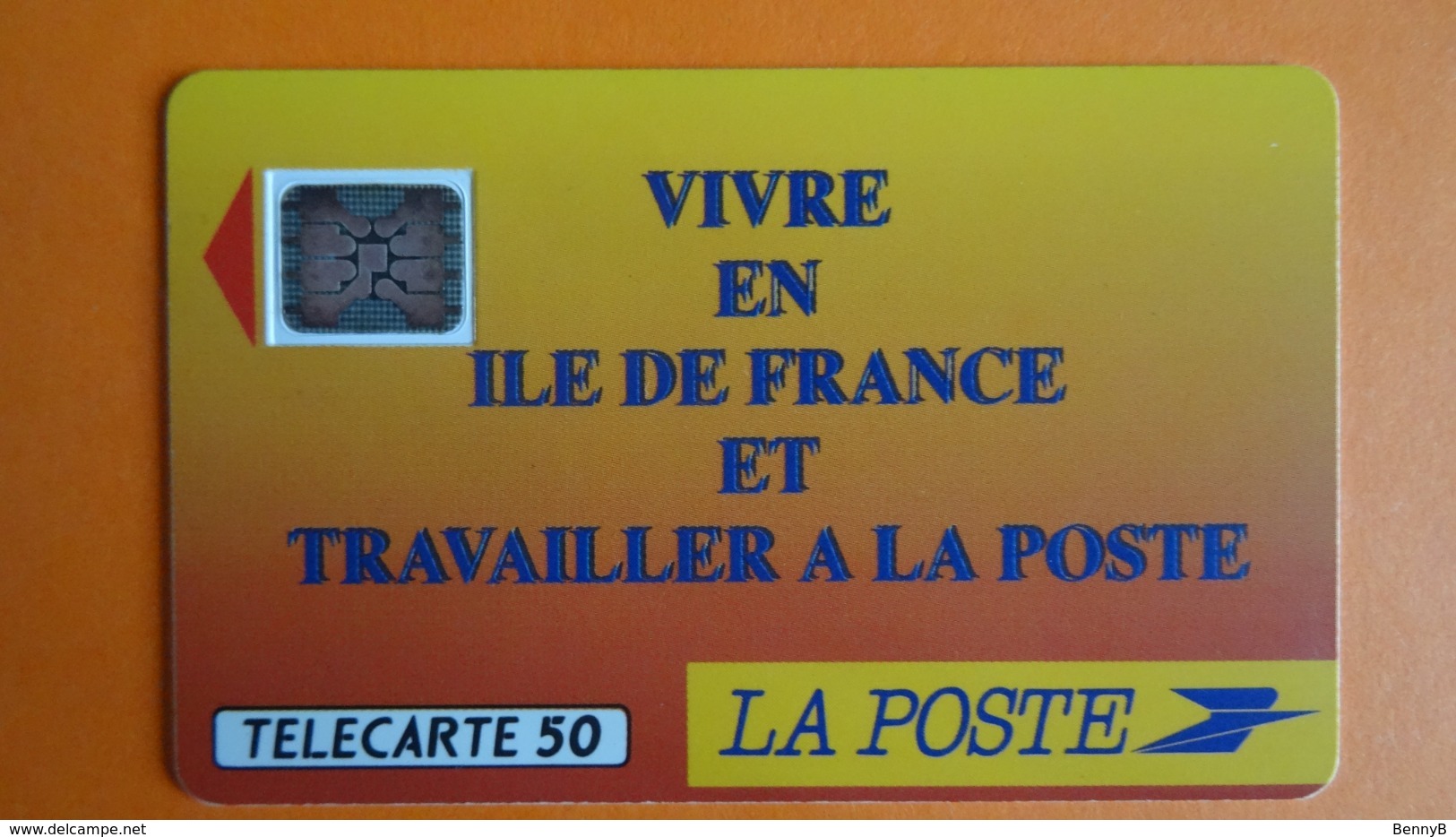 FRANCE- TELECARTE F136B - VIVRE EN ILE DE FRANCE ET TRAVAILLER A LA POSTE 50u - 12/90 Used - 1990