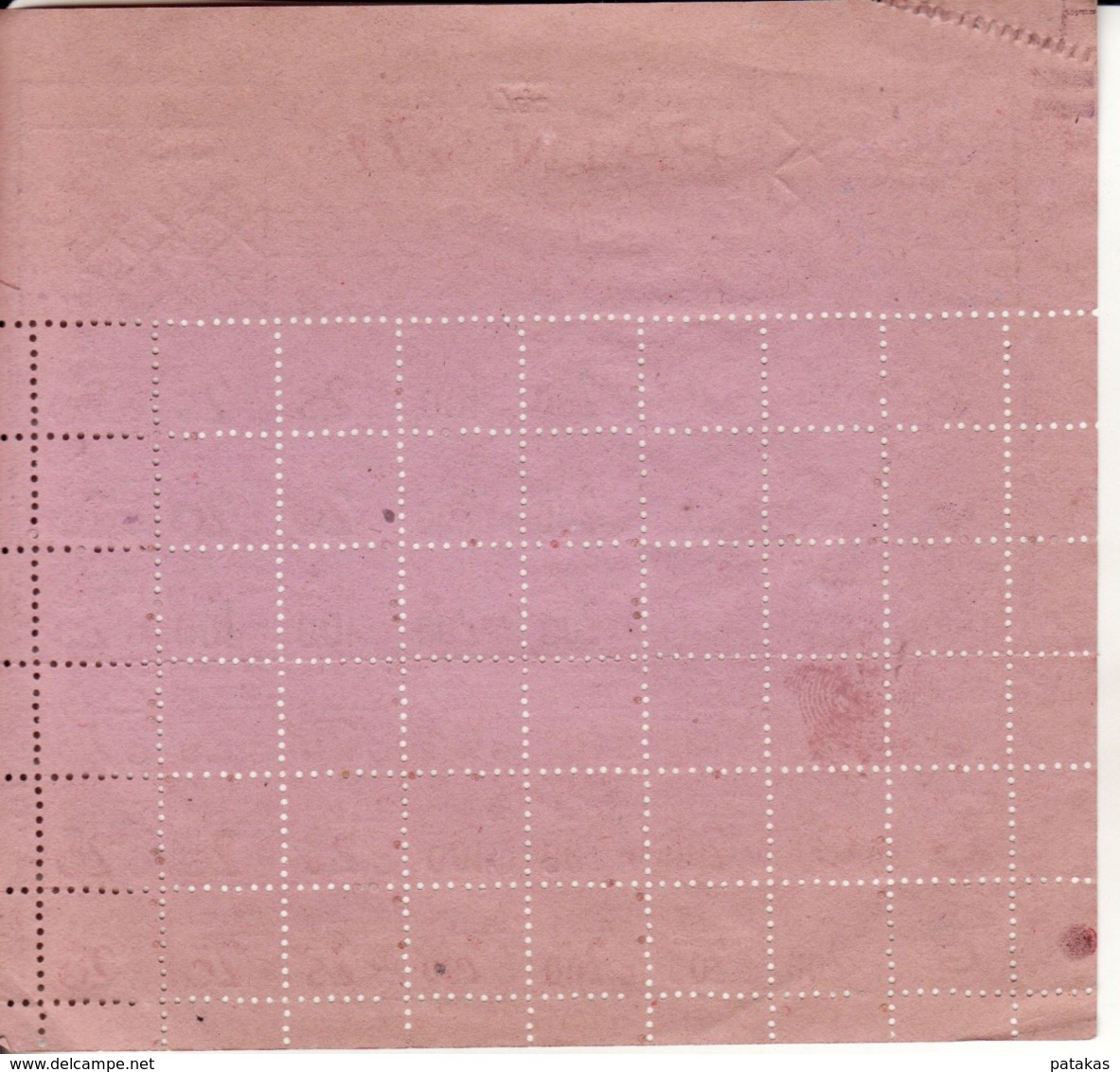 Planche De Tickets De Ravitaillement - Pain "J1" Octobre 1945 - Ohne Zuordnung