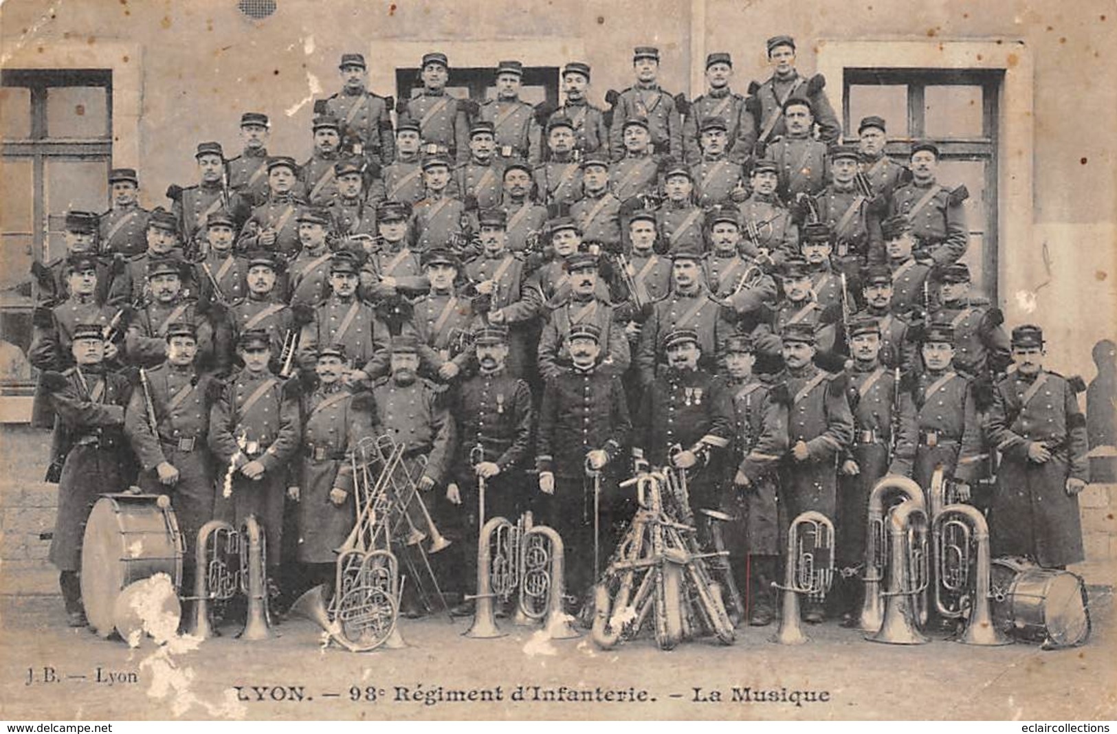 Lyon         69         La Musique Du 98 Eme Régiment D'Infanterie      (voir Scan) - Sonstige & Ohne Zuordnung