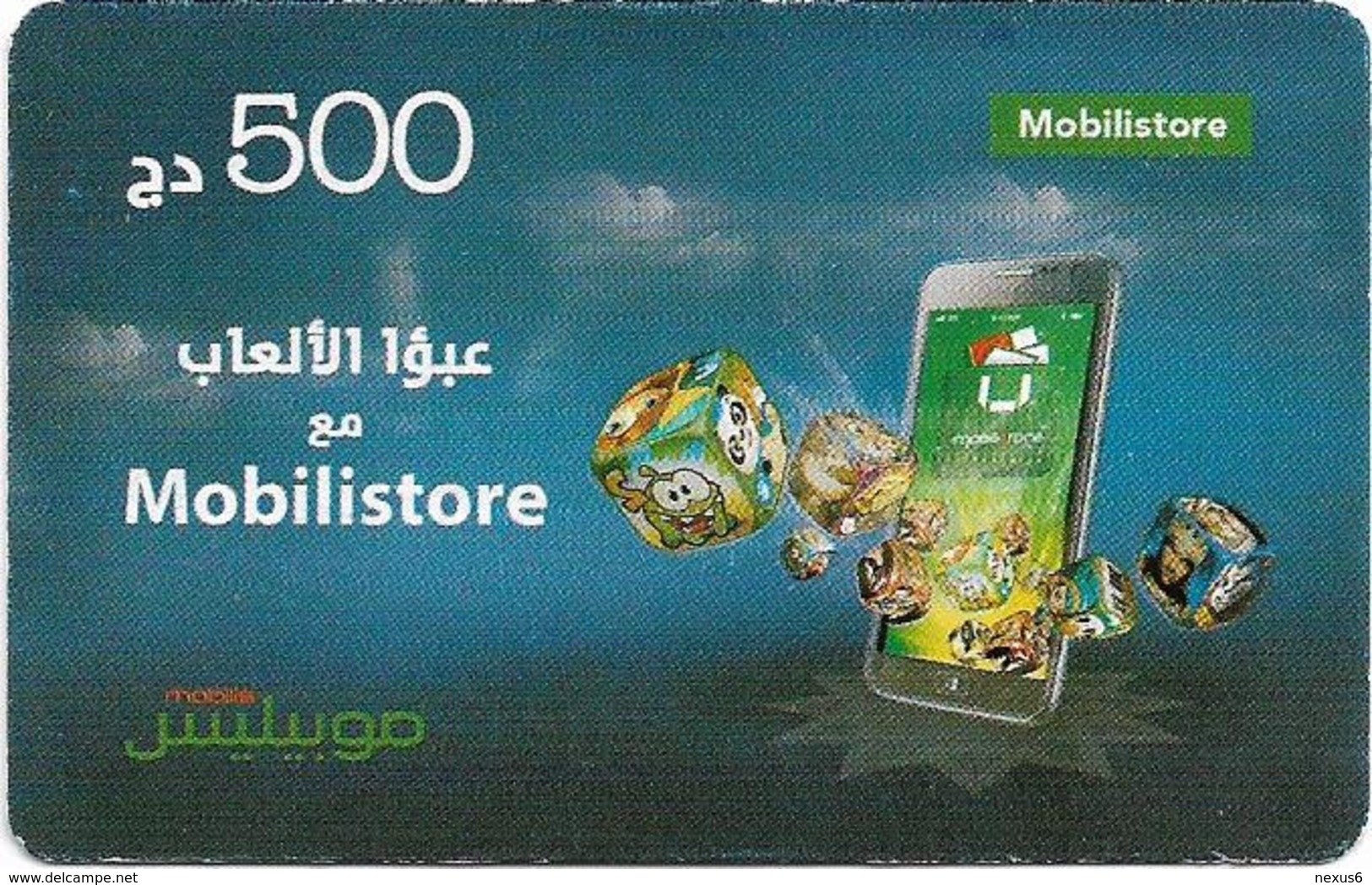 Algeria - Mobilis - Mobilstore, Exp.06.02.2019, GSM Refill 500DA, Used - Algerien