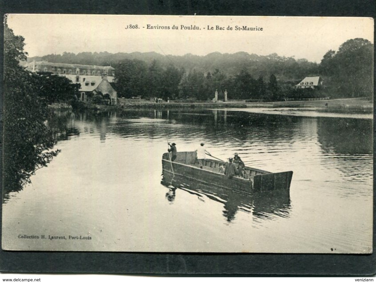 CPA - Environs Du POULDU - Le Bac De ST MAURICE, Animé - Le Pouldu