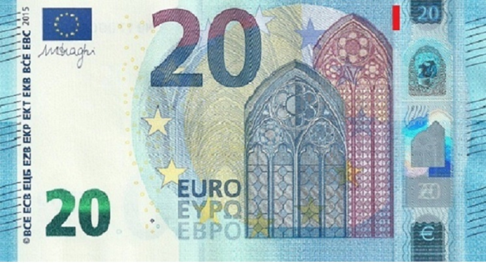 EURO BELGIUM 20 ZC Z002 UNC DRAGHI CH 62 65 72 77 78 82 - 20 Euro