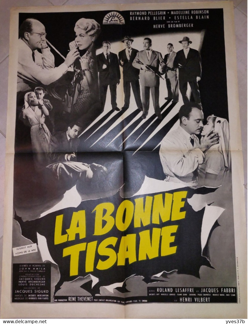 "La Bonne Tisane" Bernard Blier, Estella Blain - 1957...60x80 - TTB - Plakate & Poster