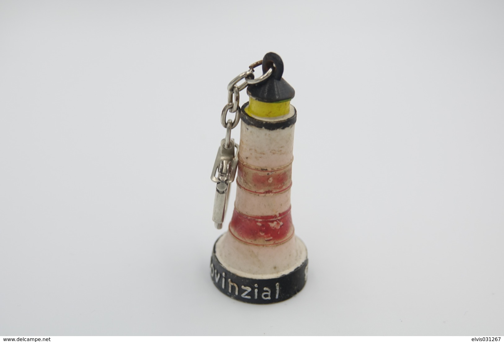 Vintage KEYCHAIN : Chlüsselanhänger Provinzial German Lichttower Sea -  RaRe - 1970's - Porte-cles - Porte-clefs