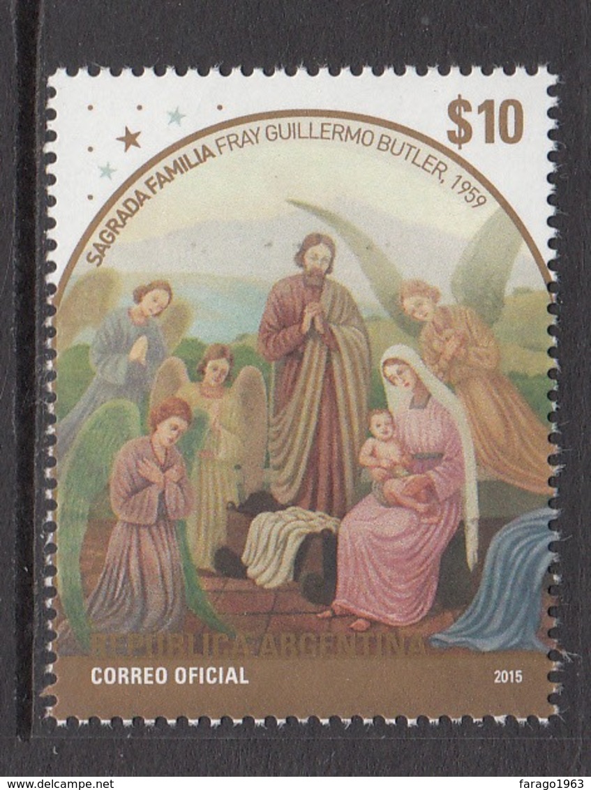 2015 Argentina Christmas Navidad Noel    Complete Set Of 1 MNH - Nuevos