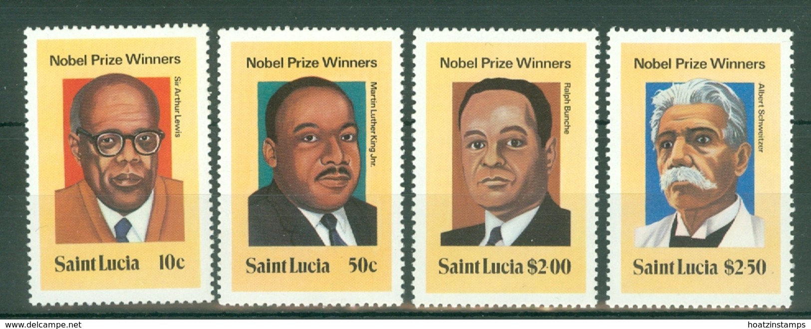 St Lucia: 1980   Nobel Prize Winners    MNH - St.Lucie (1979-...)