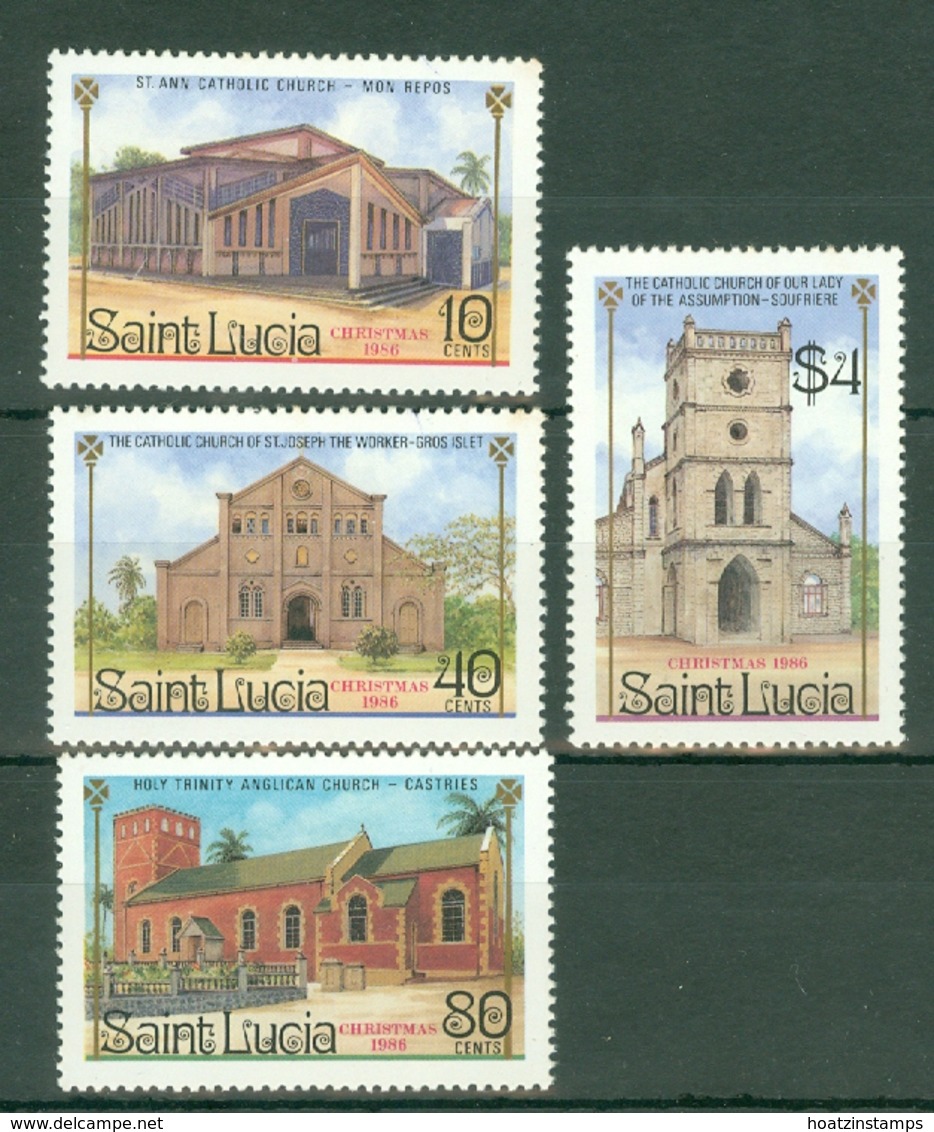 St Lucia: 1986   Christmas   MNH - St.Lucia (1979-...)