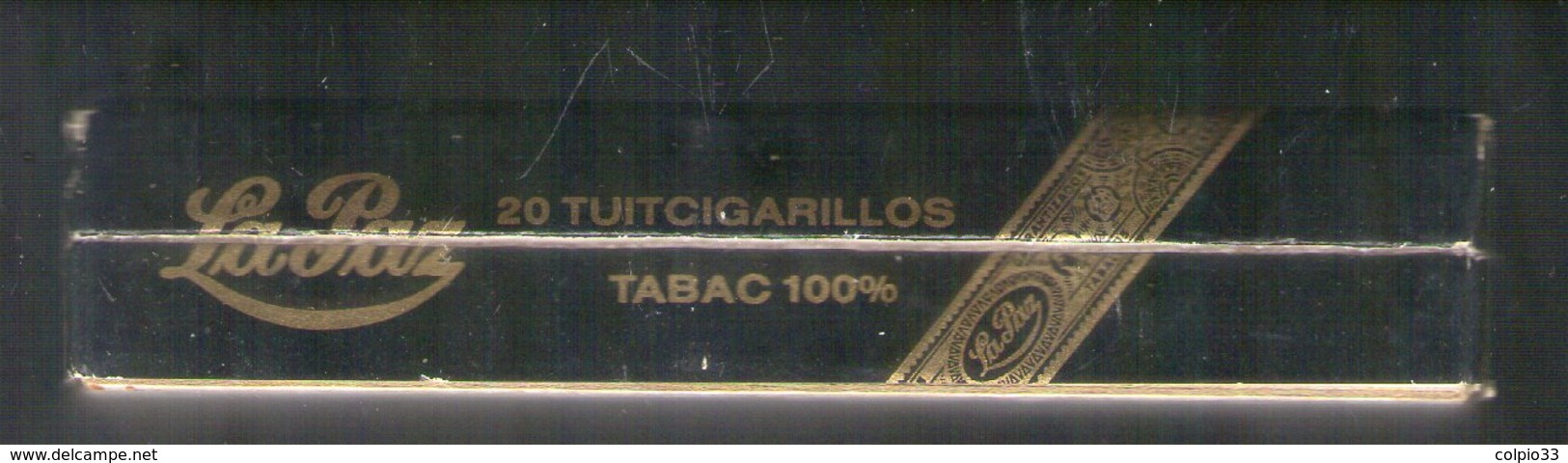 BOITE CARTON DE 20 CIGARES CALDERON . TABACOS  LA PAZ . BOITE DE COLLECTION AVANT LES ANNEES 2000 - Zigarrenetuis