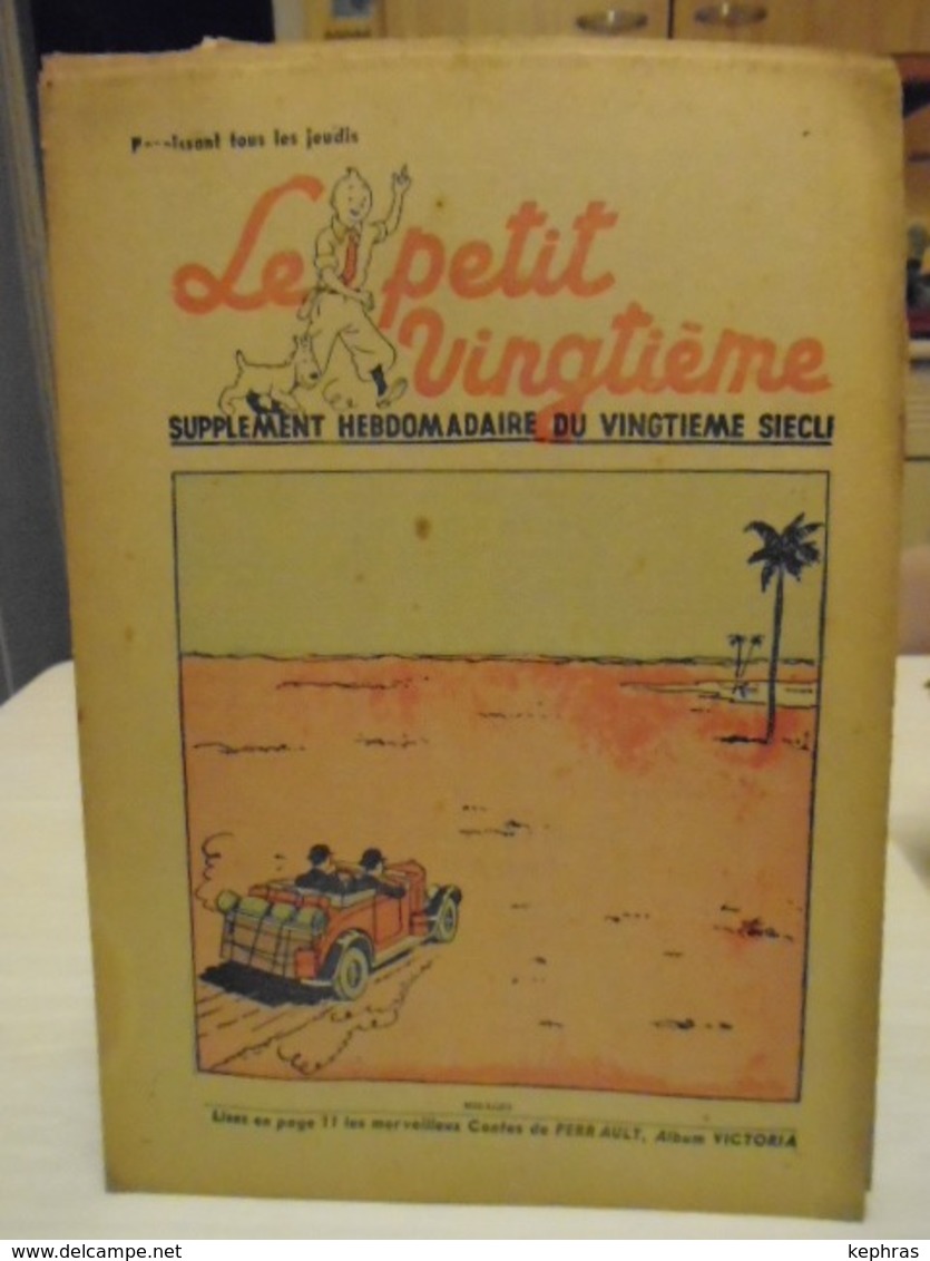 -HERGE - TINTIN - Le Petit Vingtième - Pas De N° Ni De Date - Bon Etat - QQ Petits Défauts - Hergé