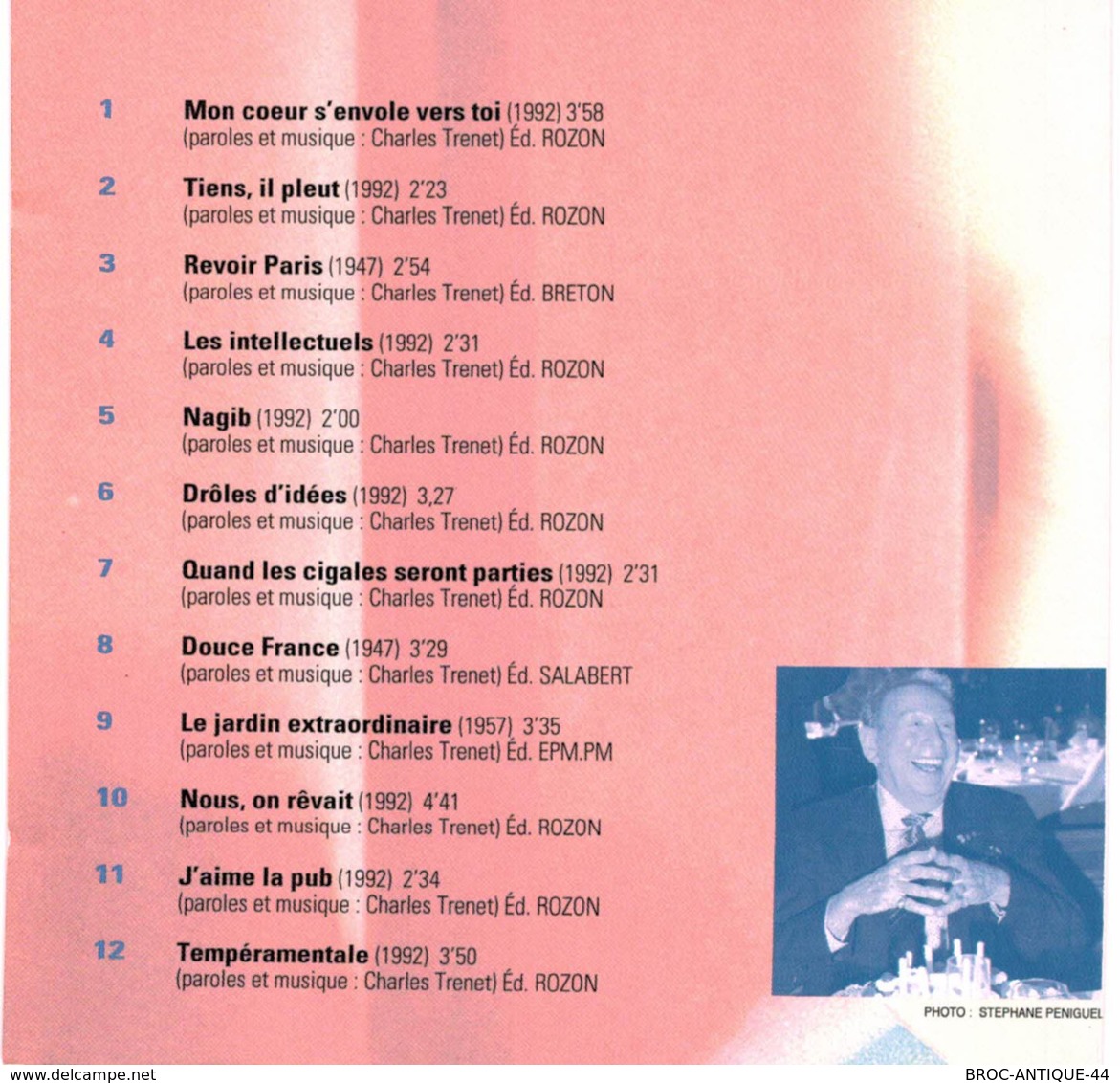 CD N°2809 - TRENET LE RECITAL - COMPILATION 22 TITRES - Autres - Musique Française